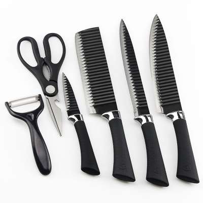 6PCS kitchen knife set with painting