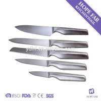 1100028 High quality 5pcs hollow handle stainless steel kitchen knife set