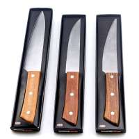 3pcs rosewood handle butcher knife