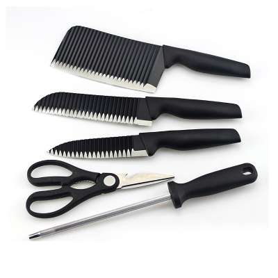 5pcs corrugated sleeve knife with painting